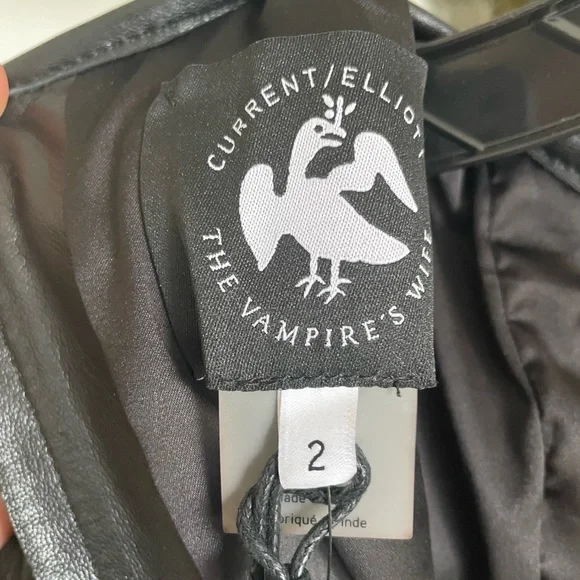 The Vampire’s Wife x Current/Elliot leather dress NWT - Picture 6 of 8